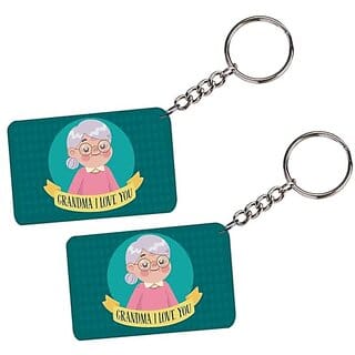 Key Chain Gifts for Grandma from Granddaughter: Celebrate the precious bond between generations with this heartfelt keychain. Engraved with Grandma, where love and memories are made, its a meaningful keepsake for your cherished grandmother. Crafted from d