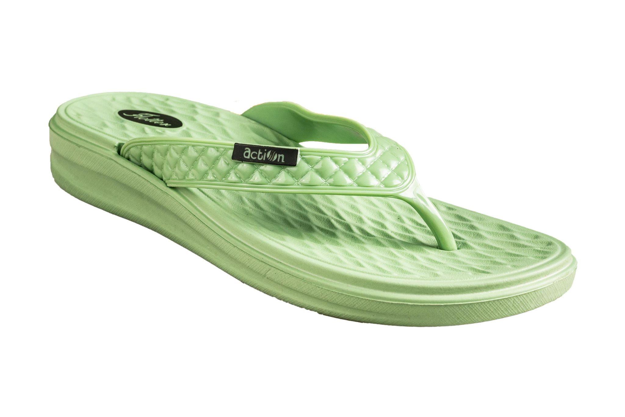 Action Ladies Spring Green EVA Chappal (Hrlfl 119)-Spring Green / 6
