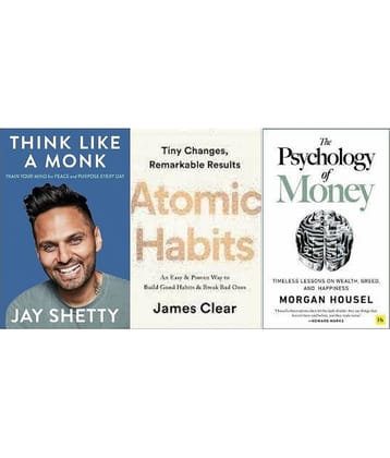 Think Like A Monk + Atomic Habits + The Psychology of Money