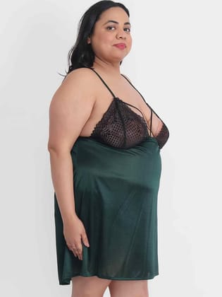 Klamotten Women's Plus Size Babydoll Dress BB39Gb