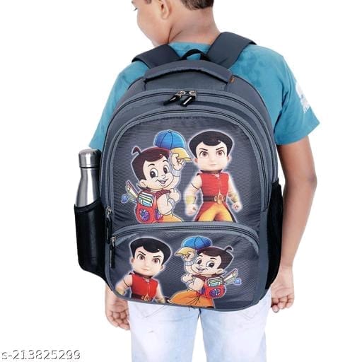 Chhota Bheem School Bag For Kids | Cartoon Character Printed Bag | Waterproof & Durable🎒