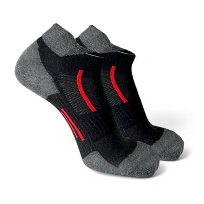 Grey&Black- Super Sporty Edition-Pack of 1-Pairs