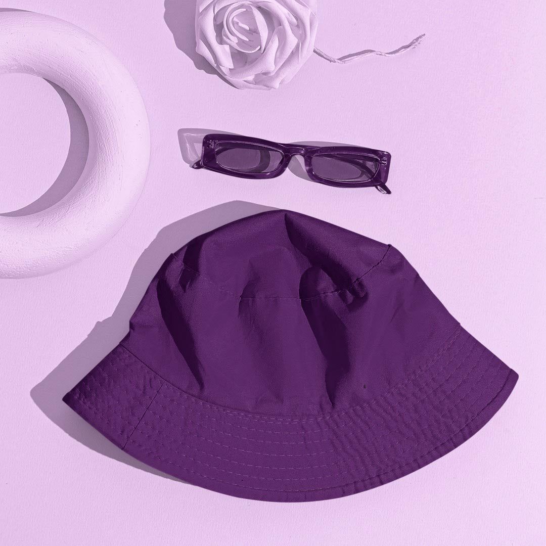 Unisex Wine Classy Bucket Hat-100% Cotton / Classic