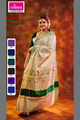 KS-1229 KASAVU SAREE 6.25 MTR