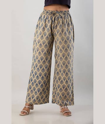 MAUKA - Blue Rayon Women's Palazzo ( Pack of 1 )