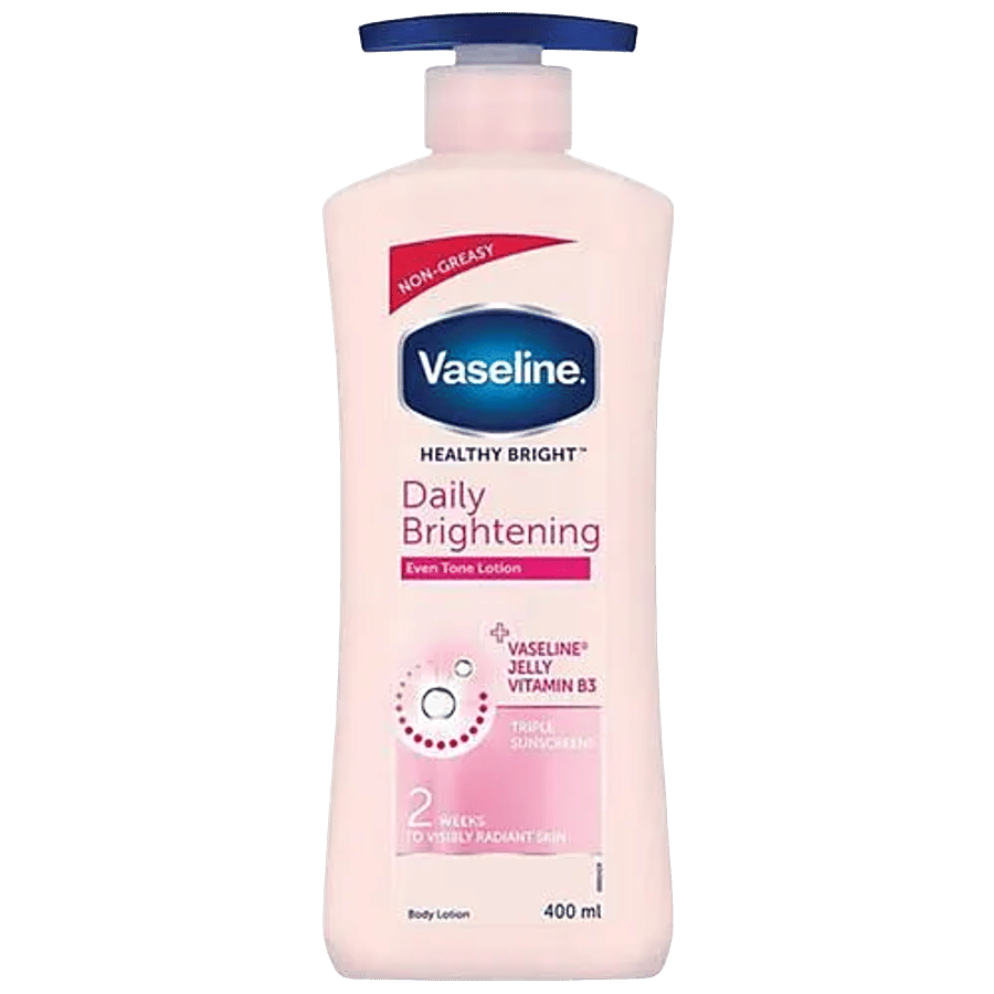 Vaseline Healthy Bright Daily Brightening Even Tone Lotion, 400 ml