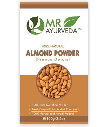 MR Ayurveda 100% Herbal Badam Powder Face Pack Masks 100 gm