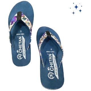 MyChetan Blue Stylish Slipper for women