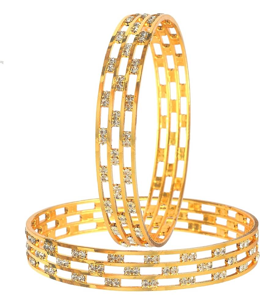 Jewar Mandi - Gold Kada Set ( Pack of 1 )