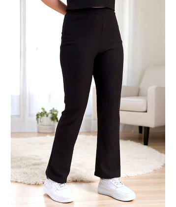 Leewan Women Knitted Casual Pants ( Black )