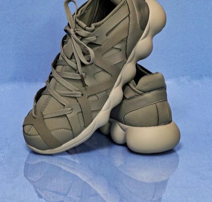 "fashionray move forward" lace up trail mesh trainers Shoes sneakers-EU 43 - UK 9 / black white
