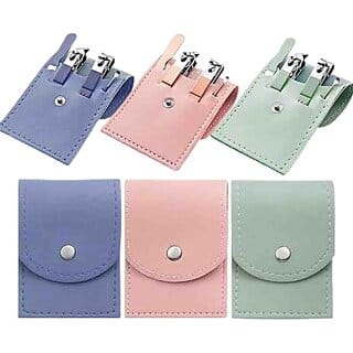 Portable 4-in-1 Nail Care Kit – Mini Manicure & Pedicure Set with Travel Pouch, For Men & Women