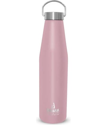 Dhara Stainless Steel Yes 24 plus 750 Blue  Blue Cola Water Bottle 750 mL ( Set of 1 )