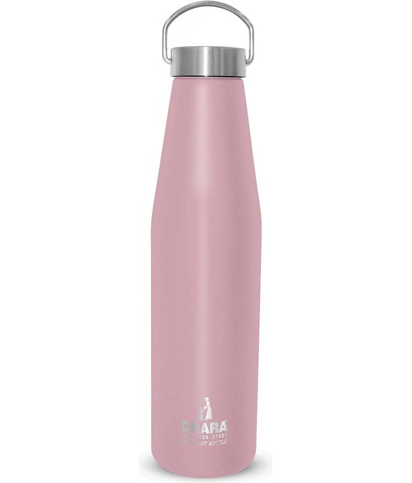 Dhara Stainless Steel Yes 24 plus 750 Blue  Blue Cola Water Bottle 750 mL ( Set of 1 )