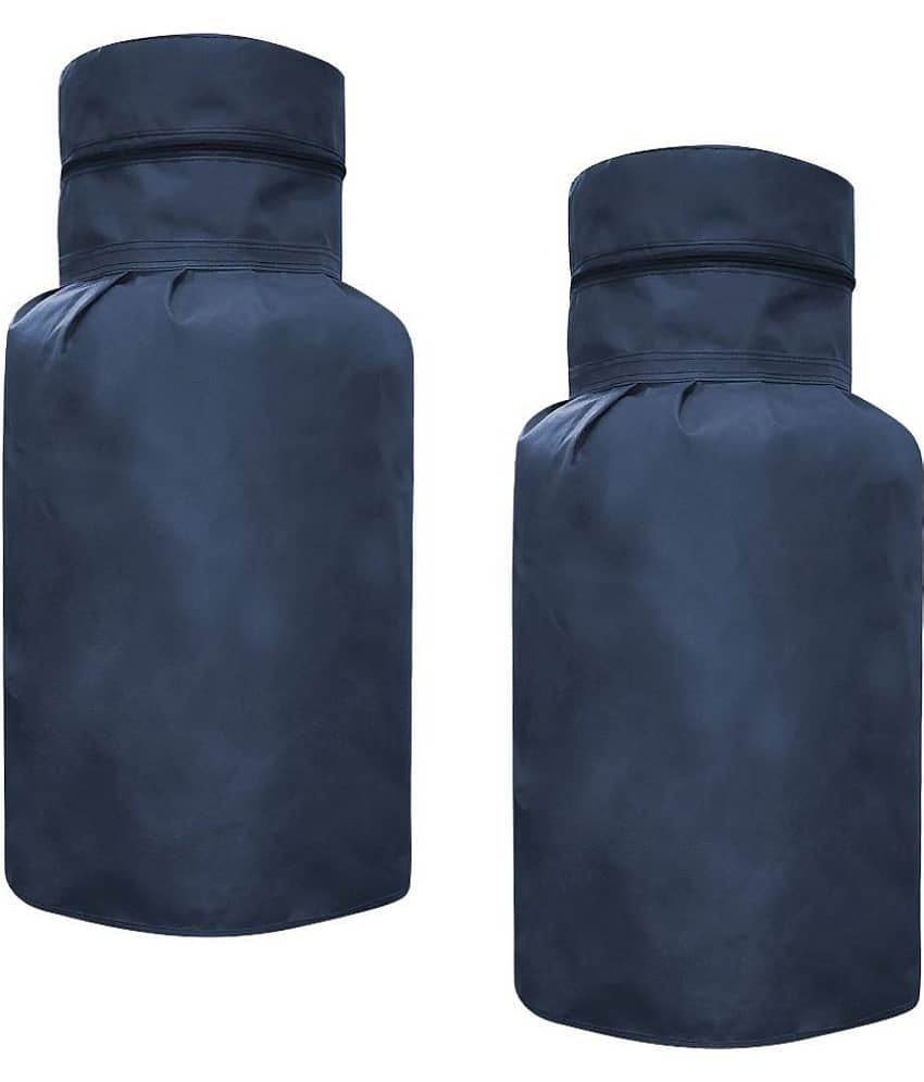 PrettyKrafts Set of 2 Cotton Blue Cylinder Cover