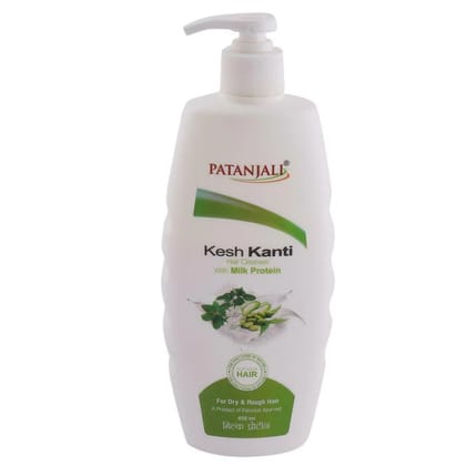 Patanjali Kesh Kanti Milk Protein Hair Cleanser for Dry & Rough Hair 450 ml