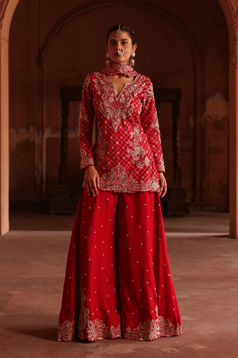 Milan sharara suit-XS
