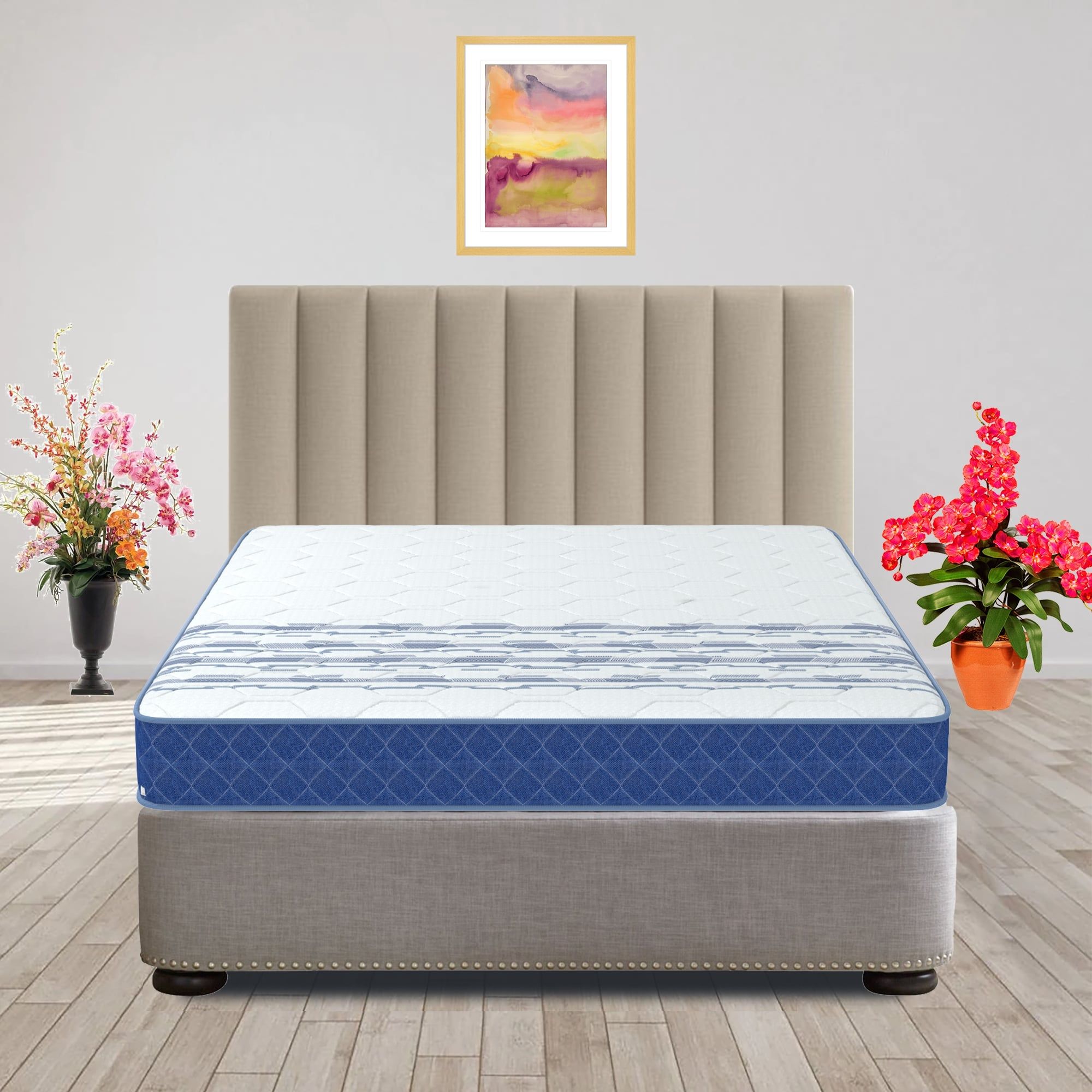 Coirfit Marvel Dual Orthopedic With Rebotech Technology 5 Inch Queen Size Bonded Foam Mattress (72X60 Inches) , All Side Quilted, Dual Comfort Mattress| 7-Year Warranty