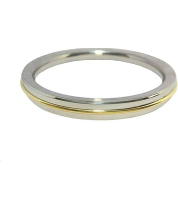 Chandrika Pearls Gems & Jewellers heavy punjabi Kada Stainless Steel bracelet aprox 0.75cm thick for Men