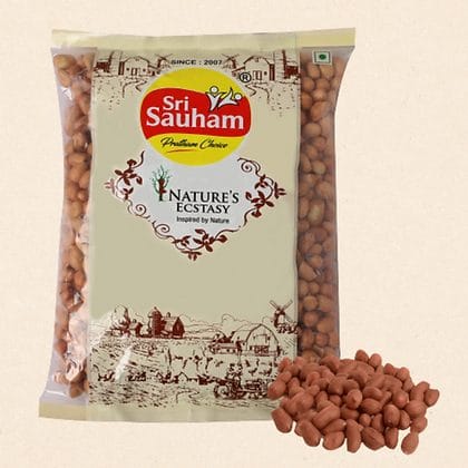 Sri Sauham Moongfali Dana, Premium Peanuts - 500g