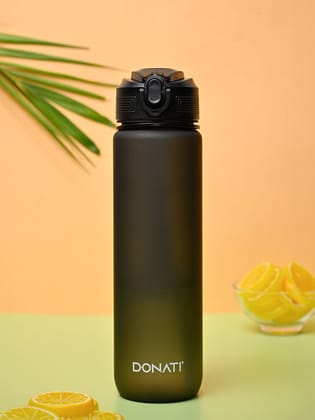 Donati Travel Bottle 1000ML - Black Plastic Matte Finish
