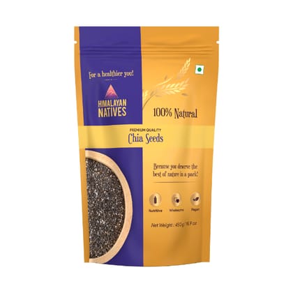 Himalayan Natives Chia Seeds 450 Gms