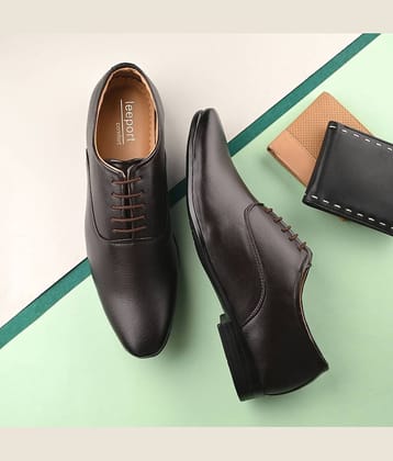 Leeport - Brown Men's Oxford Formal Shoes