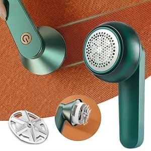 Rechargeable Fabric Lint Remover & Clothes Shaver โ Portable Electric Fuzz, Bobble and Pilling Remover Rechargeable Fabric Lint Remover & Clothes Shaver โ Portable Electric Fuzz, Bobble and Pilling Remover