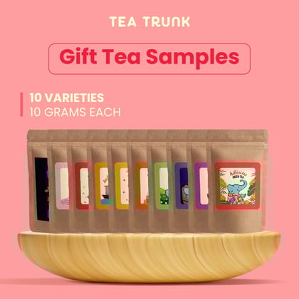 Gift Tea Samples-10 X 10gms Loose Tea Packs