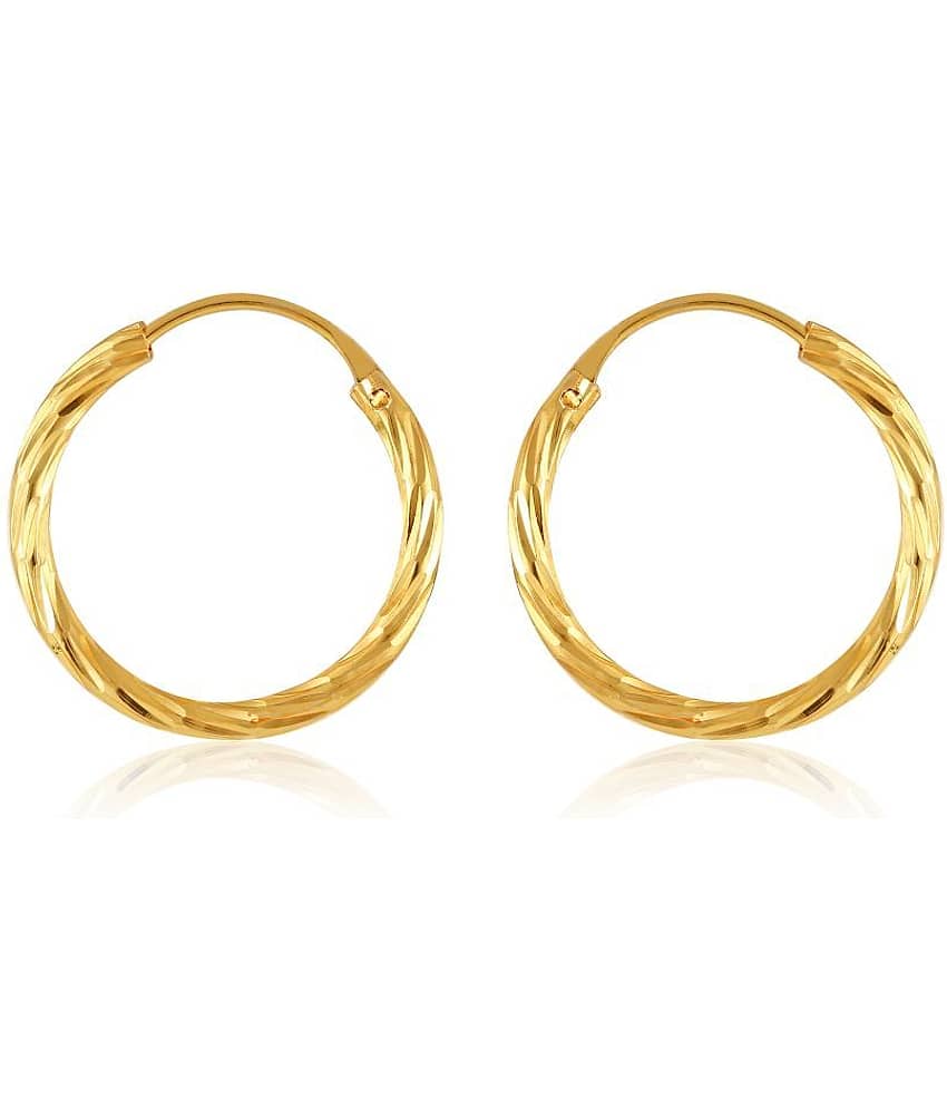 Traditional wear Chandbali, Bali, Round Bali, Round Earring alloy Gold Plated Bali Earring for Women and Girls
