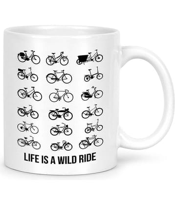 Idream Quote Printed Ceramic Coffee Mug 1 Pcs 330 mL