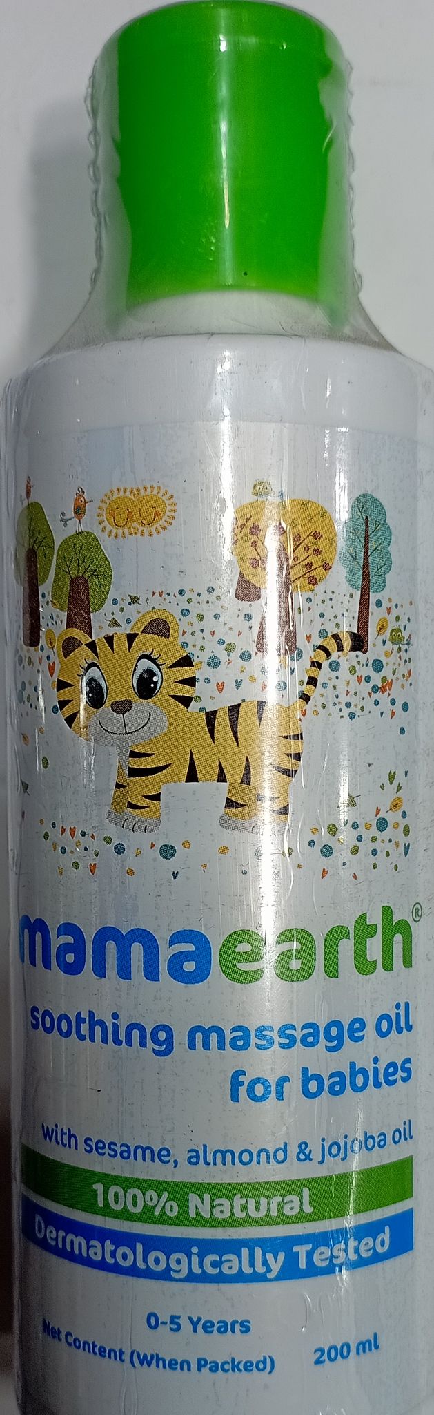 Mamaearth soothing massage oil for babies with sesame almond & jojoba oil 0-5 years 200ml