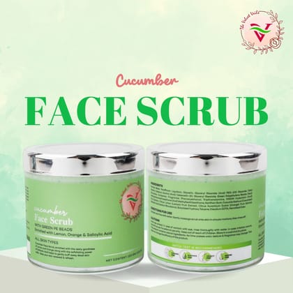 The Velvet Veils Cucumber Face Scrub 100 G The Velvet Veils Cucumber Face Scrub 100 G