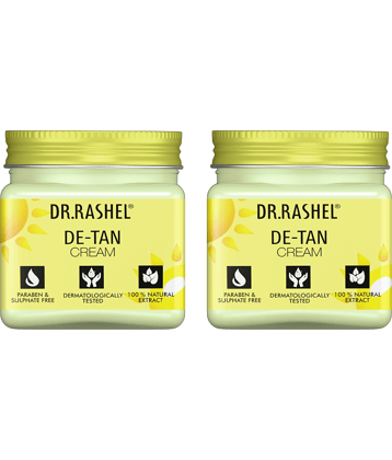 Dr.Rashel De-Tan Cream,Moisturizes And Helps Reduce Tan,For All Skin Type,45 Ml (Pack of 2)