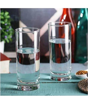 Somil Glass Drinking Glass, Transparent, Pack Of 2, 300 ml