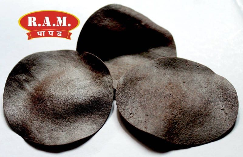 Ram Papad Nachani Papad (200g) | Healthy Finger Millet Ragi Snacks High Fiber & Calcium Gluten-Free