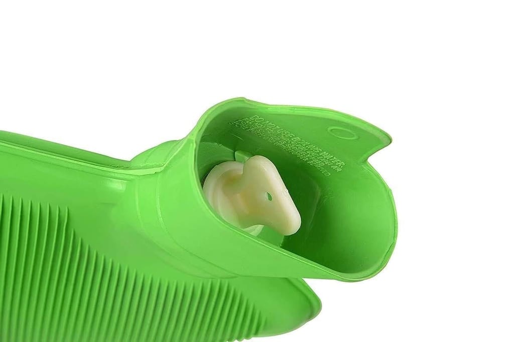 Blue Rubber Hot Water Bag for Pain Relief & Warmth