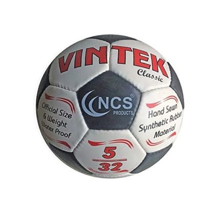 Vintek Classic Football White/Black Football Size: 5