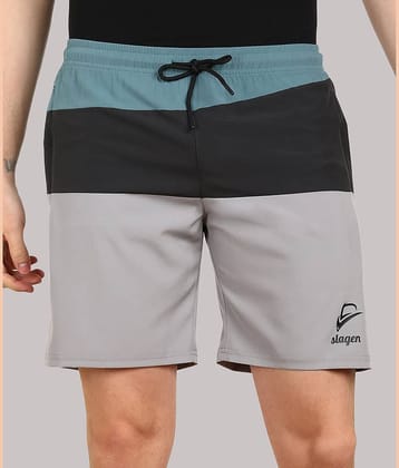 SLAGEN - Multicolor Polyester Men's Running Shorts ( Pack of 1 )