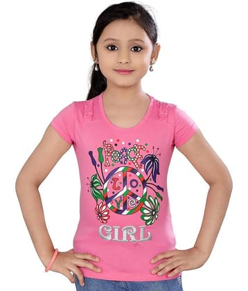 Sini Mini Pack of 1 Girls 100% Cotton Tops ( Blue )