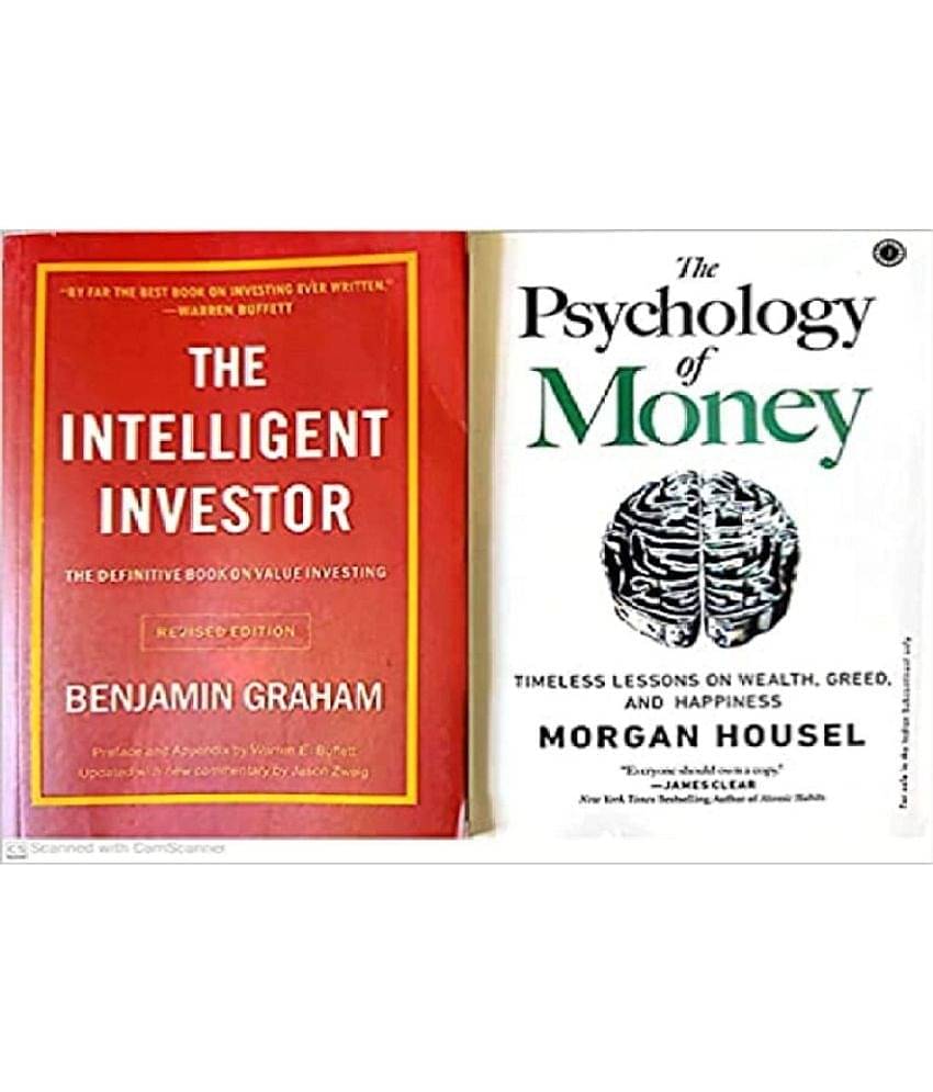 The Intelligent Investor and The Psychology of Money Set of 2 Books in English