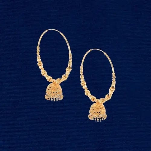 "1 Gram Gold Plated Jhumka Earrings"