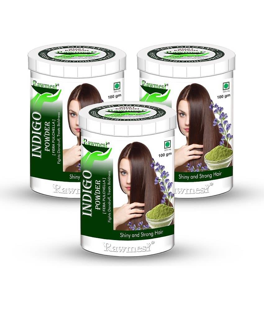 rawmest Natural Indigo Powder Hair Scalp Treatment 300 g Pack of 3