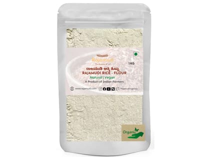 Rajamudi Organics Rice Flour - 1 Kilogram Rajamudi Organics Rice Flour - 1 Kilogram