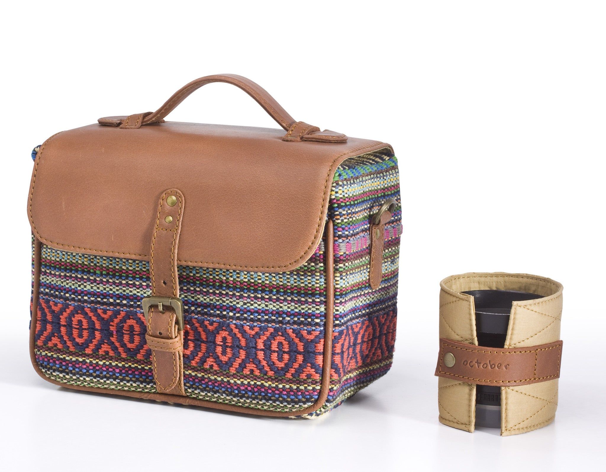 Camera Bag- Red Durrie