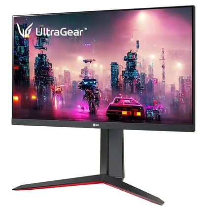 LG 24GN65R-B Ultra Gear IPS Gaming Monitor 60 cm (24 Inches), FHD 1920 x 1080, 1ms, 144Hz, AMD FreeSync Compatible,Tilt & Pivot Adjust Stand (Black)