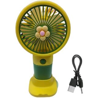 DAYBETTER Portable Mini Fan Rechargeable Hand Fan Handheld fan Lightweight Easy Portability for Indoor and Outdoor