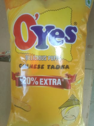 Oyes Delicious puffs chinese tadka Oyes Delicious puffs chinese tadka
