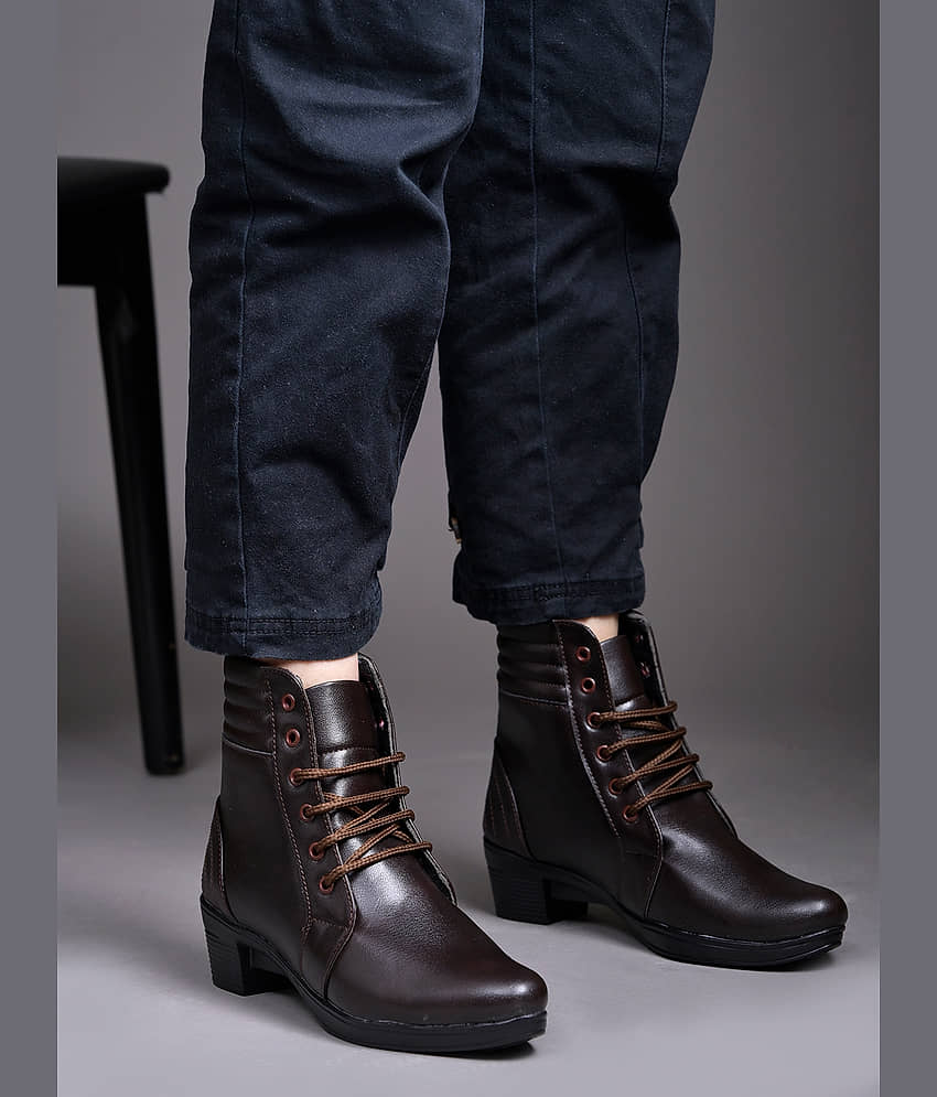 Stylestry Brown Women's Ankle Length Boots