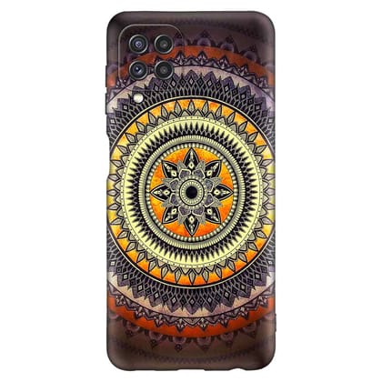 Mandala Acrylic Samsung A22 4G Premium Embossed Mobile cover